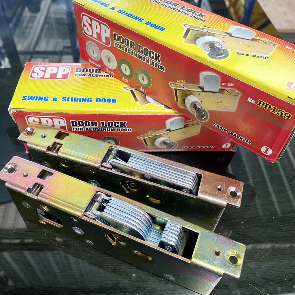 กุญแจประตูบานเลื่อน ,บานสวิง SPP กุญแจขอบิด กุญแจบานเลื่อนบน กุญแจบานเลื่อนแขวน