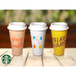 แก้วสตาร์บัคส์ Starbucks Reusable Cup 2019 Summer Collection 16oz. (UK)