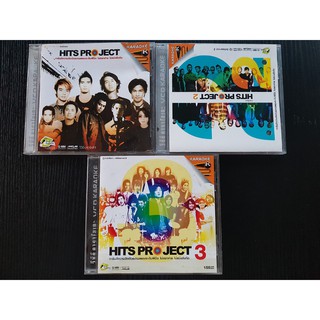 VCD แผ่นเพลง HITS PROJECT 1,2,3 รวมเพลงฮิต CLASH,Big Ass,Peacemaker