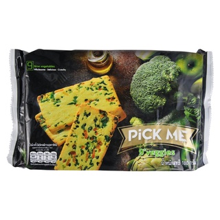 Pick Me(พิคมี) พิคมี ไนน์เวจจี้ บิสกิตรสผักรวม 180 ก. Pickme Nine Veggie Biscuits Mixed Vegetable Flavor 180 g.บิสกิต, ค