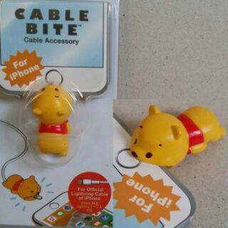 กันสายชาร์ตหัก Cable Mascot ลาย Pooh พูห์