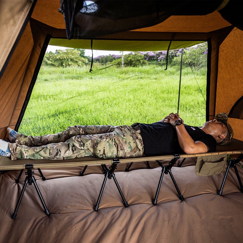Onetigris Camping Cot เตียงสนามปรับระดับได้2ระดับ