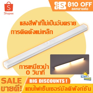 🔥เปลี่ยนฟรี🔥 ไฟอัจฉริย ไฟไร้สาย หลอดไฟ led ไร้สาย โคมติดผนัง ไฟเปิดปิดออโต้ ไฟ led usb ไฟแต่งห้องนอน