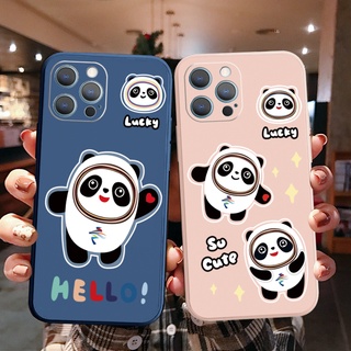 เคสโทรศัพท์ ซิลิโคนนิ่ม ขอบตรง ลาย Bing Dwen Dwen น่ารัก สําหรับ OPPO Reno6 Z 5G Reno 5 Pro 4 4G 3 Reno2 Z F