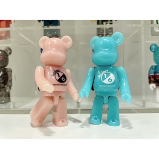 (ของแท้) คู่ Be@rbrick Project 1/6 Glow in the Dark Pink &amp; Blue (Bearbrick)