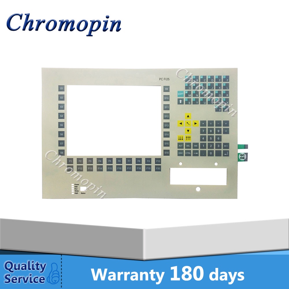 สวิตช์ปุ่มกดเมมเบรนสําหรับ 6ES7645-1DM00-0DE1 6ES7 645-1DM00-0DE1 PC FI25 แป้นพิมพ์เมมเบรน