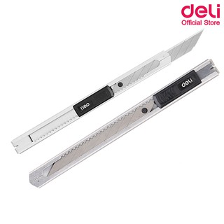 Deli 2034 Steel Cutter คัตเตอร์เหล็ก 30 องศา ขนาด 7 ใบมีด แพ็ค 24 ชิ้น ใบมีดคัตเตอร์ คัตเตอร์ อุปกรณ์ช่วยตัด