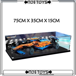 [TOPTOYS] Mclaren F1 กล่องเก็บของอะคริลิค กันฝุ่น สําหรับรถยนต์ MOC 42141