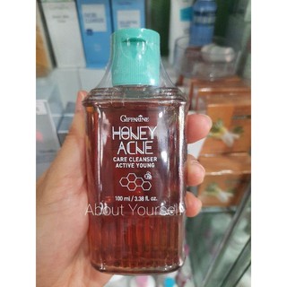 โฟมล้างหน้า Active Young Honey Acne Care Cleanser giffarine ขนาด 100ml.