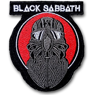 อาร์มติดเสื้อ ตัวรีดติดเสื้อผ้า อาร์ม ตัวรีด หมวก กระเป๋า วงดนตรี เฮฟวี่ เมทัล  Black Sabbath Patch Embroidered Iron on