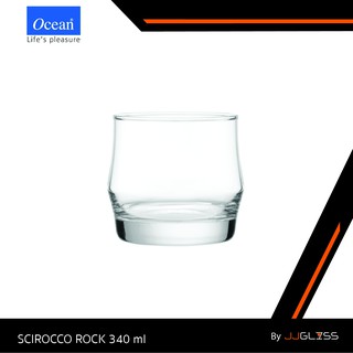 JJGLASS - (Ocean)  B17012 Scirocco Rock - แก้วน้ำ เนื้อใส เหมาะสำหรับใส่เครื่องดื่มเย็นต่างๆ (ความสูง 8.3 ซม.)