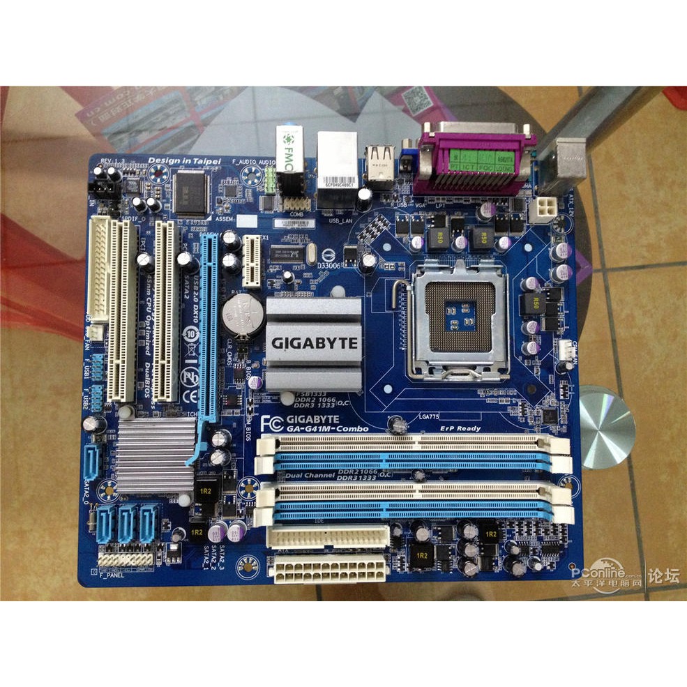 Used Original GIGABYTE GA-G41M-Combo Mainboard G41 Motherboard LGA 775 Desktop Motherboard DDR2 DDR3 8G roC7 #3