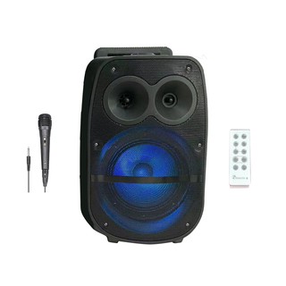 จัดส่งรวดเร็ว Bluetooth Wireless Speaker  LED Portable Stereo Speaker with USB AUX FM Radio 8 inch KTS-1136  ลำโพงบลูทูธ