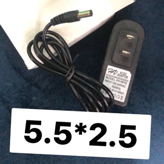 หม้อแปลง 9v1A แจ็ค 5.5*2.5.  Power supply Converter Adaptor