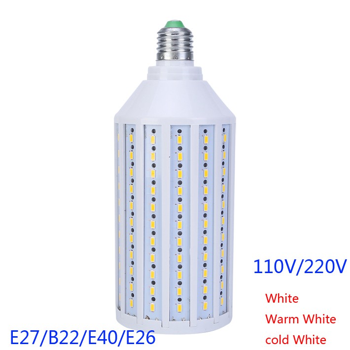 40W 60W 80W หลอดไฟ LED E27 E40 B22 110V/220V Lampada ข้าวโพดหลอดไฟจี้