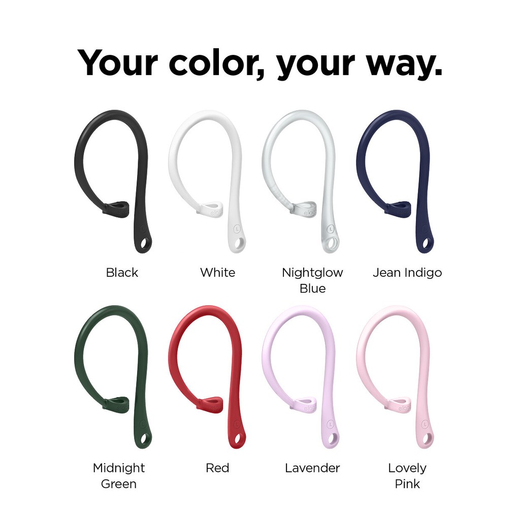 elago AirPods EarHook สำหรับช่วยยึด AirPods Pro1,2,3 AirPods Gen1, 2, 3, 4 ให้แน่นขึ้น