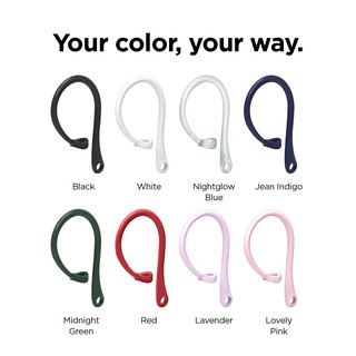 elago AirPods EarHook สำหรับช่วยยึด AirPods Pro1 &amp; Pro2, Gen1&amp;2 และ AirPods3 ให้แน่นขึ้น (สินค้าพร้อมส่ง)