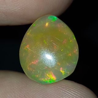 พลอย โอปอล เอธิโอเปีย ธรรมชาติ แท้ ( Natural Opal Ethiopia ) หนัก 2.58 กะรัต