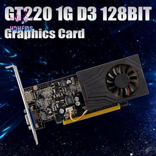 การ์ดจอ GT220 1GB GDDR3 128Bit 40Nm 625Mhz 1580MHz PCIE 1.0 HDMI เข้ากันได้กับการ์ดวิดีโอ VGA