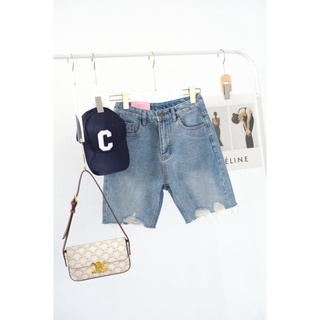 Vintage short jeans V02 ยีนส์ 3 ส่วน