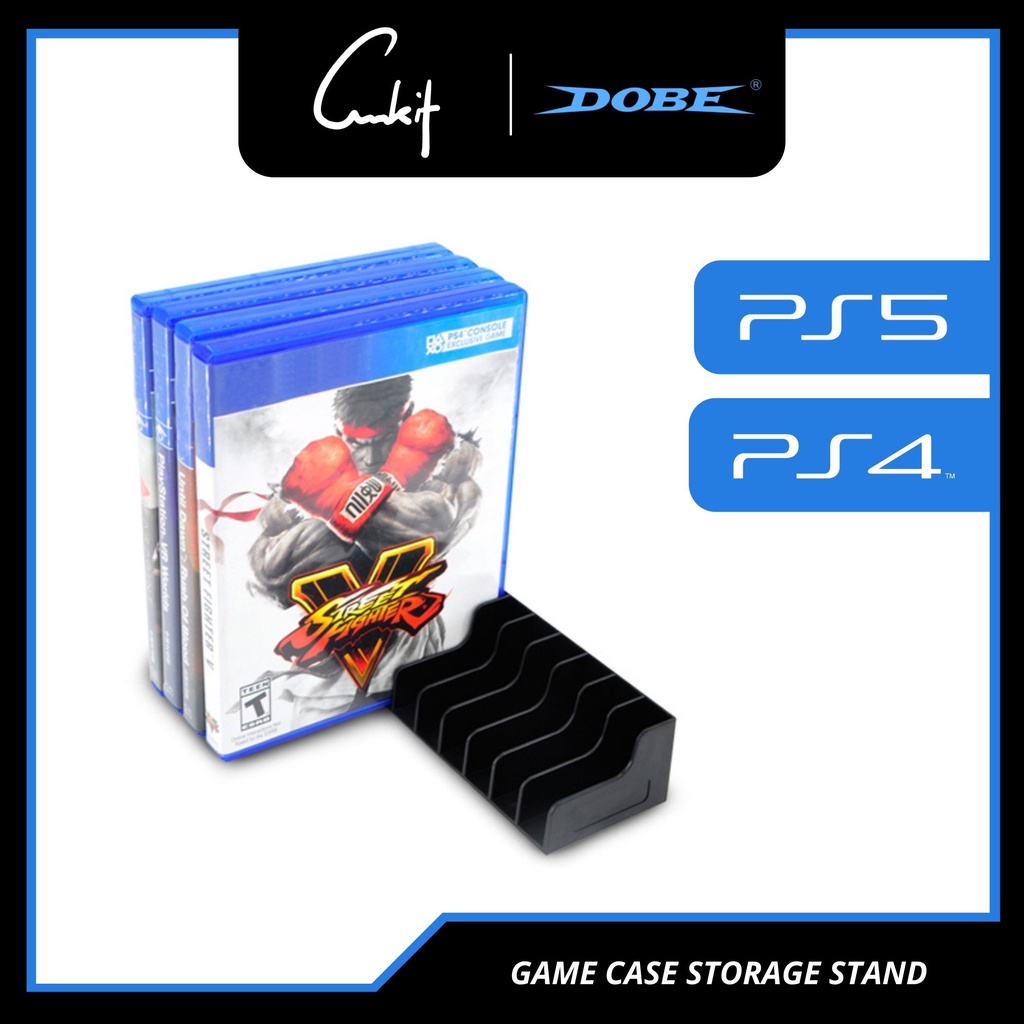 DOBE PS4 PS5 Game Case Storage Stand