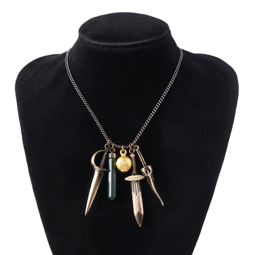 Resident Evil 8 สร้อยคอ แวมไพร์ มอด ลูกสาว ย้อนยุค สร้อยคอ อุปกรณ์ประกอบฉาก ฮาโลวีน cos เครื่องแต่งกาย - รูปที่ 2