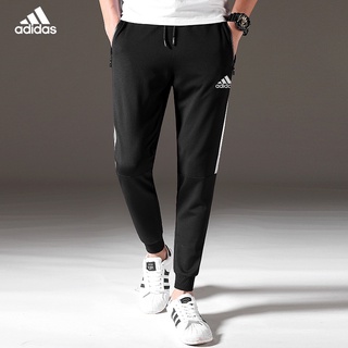 Adidas ของแท้ 100% กางเกงวอร์ม กางเกงวิ่ง ลําลอง ทรงสลิมฟิต คลาสสิก สําหรับผู้ชาย ผู้หญิง