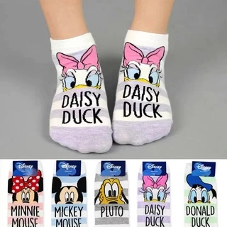 พร้อมจัดส่ง-ถุงเท้ามิกกี้ มินนี่ DONAL DUCK10คู่ ***(คละสี คละลาย ตามรูป)***รุ่นใหม่WZ-MSL-1/2（10คุ่）