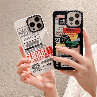 Casetify เคสโทรศัพท์มือถือ ลายฉลากแบรนด์ สําหรับ IPhone 13 14 Pro MAX 13 12 11 Pro MAX XR IX XS MAX 8 Plus