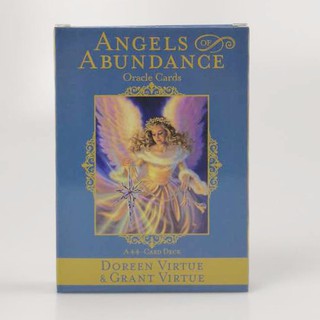 oracle การ์ด angels of abundance 44 ใบพัดสําหรับเล่นเกม