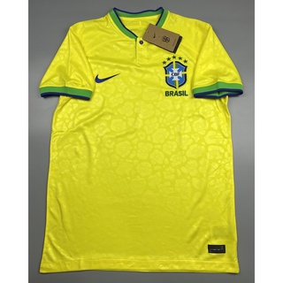 เสื้อบอล แฟนบอล ทีมชาติ บราซิล เหย้า 2022-23 Brazil Home World Cup 2022