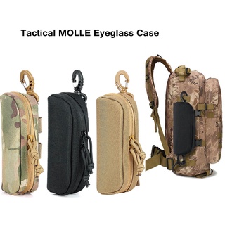 [LUC] Molle กระเป๋าใส่แว่นตากันแดด EDC แบบพกพา ทนต่อแรงกระแทก อุปกรณ์เสริม สําหรับตั้งแคมป์กลางแจ้ง