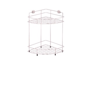 WS ตะแกรงชั้นวางของอเนกประสงค์สแตนเลส304เข้ามุม 2 ชั้น รุ่น WR-5202 ขนาด 60 ซม.
