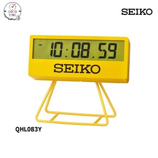 SEIKO CLOCKS นาฬิกาปลุก รุ่น QHL083Y ขนาดกว้าง 17.5 ซม.