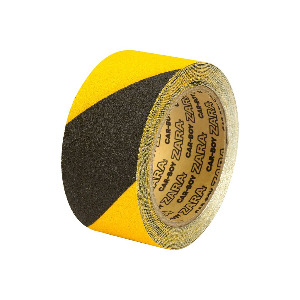เทปกันลื่น 50มม.x5ม. เหลือง-ดำ คาร์บอย ST-33 Anti-slip tape 50mm.x5m.Yellow-Black Car-boy ST-33