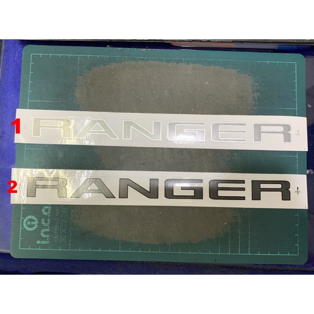 FORD RANGER 2017 สติกเกอร์ สีเข้ม สีอ่อน กระบะ ท้าย WILKTRAK STICKER รูปลอก ด้านท้าย กันน้ำ ฟอร์ด เรนเจอร์ 27 x 2.3 cm