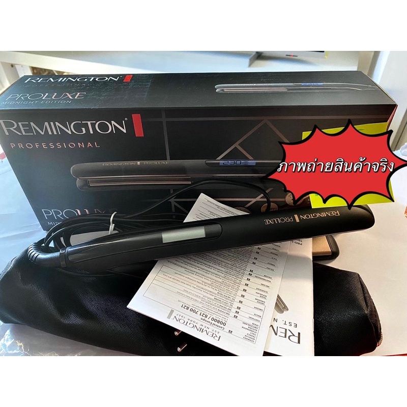 Remington Proluxe Midnight Edition Straihtener เครื่องหนีบผมรุ่น S9100b สี black ของแท้100%