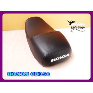 HONDA CB350 "BLACK" COMPLETE DOUBLE SEAT with SCREEN  // เบาะ เบาะมอเตอร์ไซค์ สีดำ หนังพีวีซี งานสวยมาก สินค้าคุณภาพดี