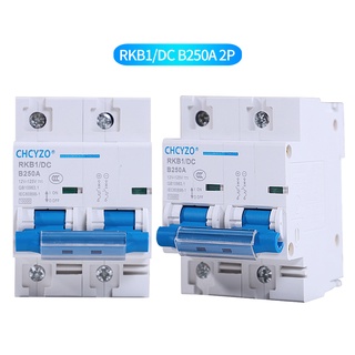 เบรกเกอร์เซอร์กิต ขนาดเล็ก DC 12V 24V 48V DC MCB ป้องกันแบตเตอรี่รถยนต์ 3A ถึง 250A สวิตช์อากาศ ใช้รางเมาท์ดิน