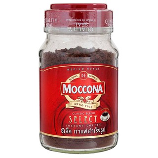 มอคโคน่าซีเลคกาแฟสำเร็จรูปขวด 190กรัม Moccona Select Instant Coffee Jar 190 g.