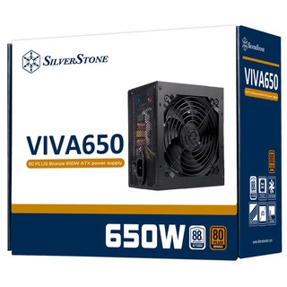 SilverStone VIVA 650 Bronze พาวเวอร์ซัพพลาย ATX 650W ระดับ 80 PLUS Bronze