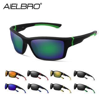 Aielbro แว่นตากันแดด UV400 กันลม สําหรับขี่จักรยานเสือภูเขา ทุกเพศ ทุกวัย