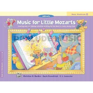 (โค้ดINCSM2Lลด70฿) Music for Little Mozarts: Music Workbook 4