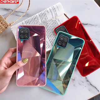 Samsung A12 Case 6.5 inch 3D Diamond Mirror Phone Cases  Samsung A12 5G Back Cover Soft TPU Case Bumper  Samsung A 12