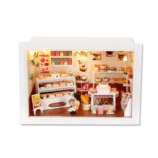 💥 SALE 💥 พร้อมส่ง DIY โมเดลร้านเค้ก The Cake Shop