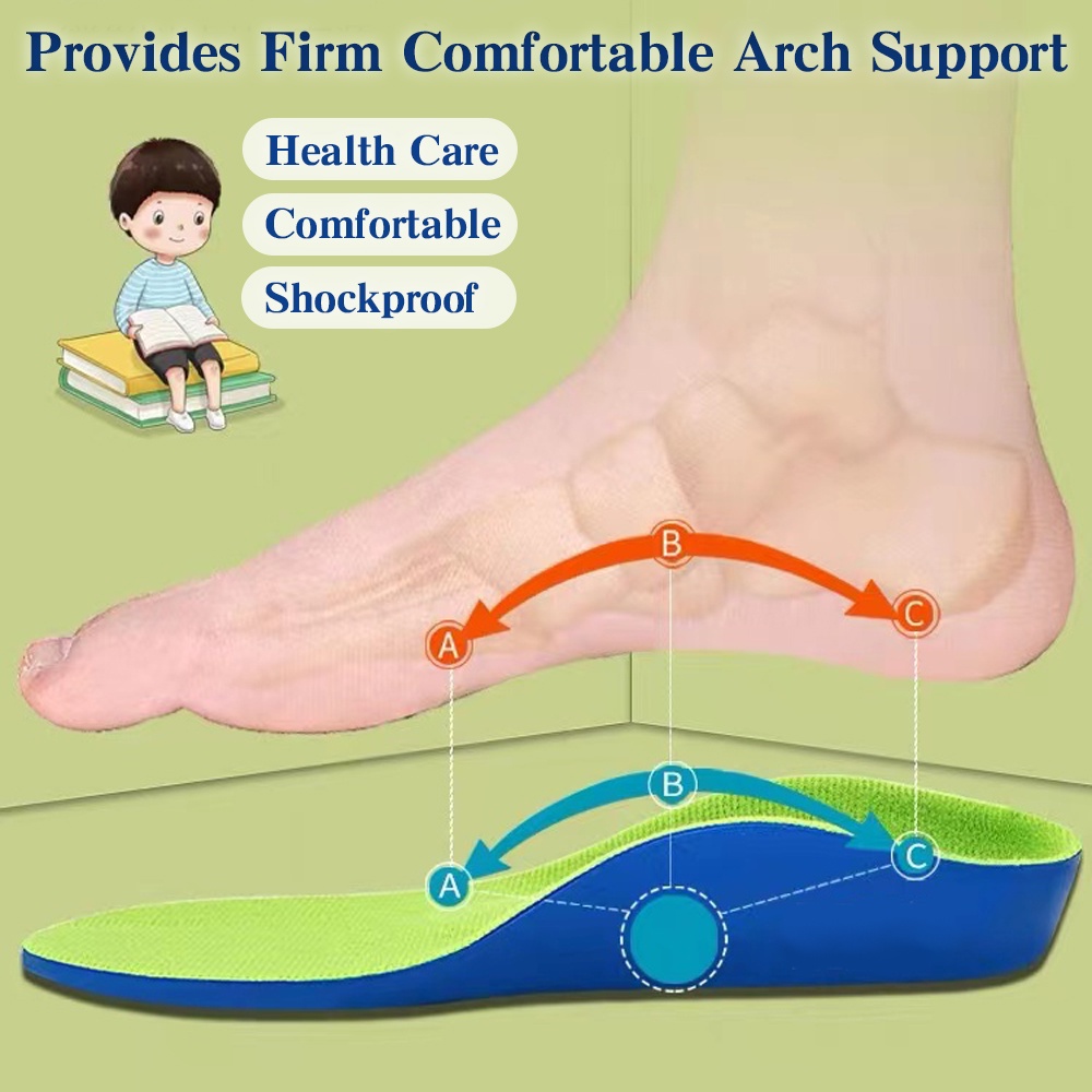 Childrensx Orthopedic รองเท้า Insoles สําหรับเท้าเท้าแบน Arch สนับสนุนเด็ก Orthopedic ผลิตภัณฑ์รองเท้าใส่ - รูปที่ 4