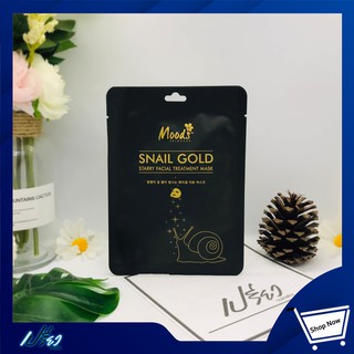 Moods Snail Gold Mask (MO044) 38 ml. Moods Snail Gold Mask (MO044) 38มล. 1 ซอง