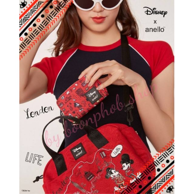 Anello Shouled Mini Disney X รุ่น DT-G009 แบบใหม่ มาแรง แท้ 💯% สีแดง พร้อมส่ง