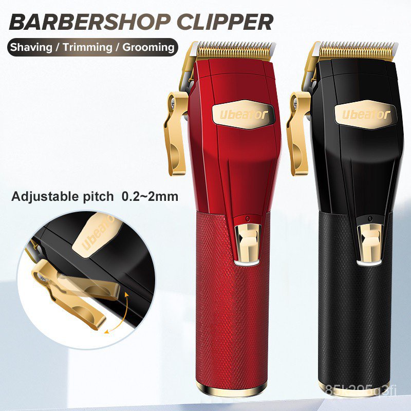 Barbershop Cutter Hair Cutting Machine Haircut Cordless Hair Clipper ...
