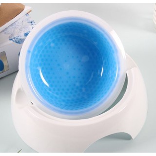 cooling bowl ถ้วยน้ำเจลเย็น สำหรับสัตว์เลี้ยง